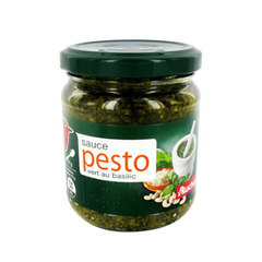 Sauce pesto vert au basilic Ideale pour accompagner un plat de pates.