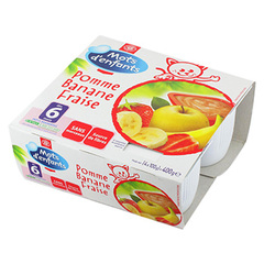 Compotes Pommes 6 mois 4x100g