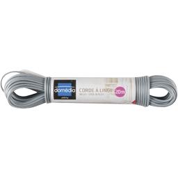 Domedia, Utility - Corde a linge gris silver 20m, la corde