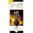 Excellence noir 64% cacao satin LINDT, tablette de 100g