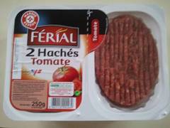 Steak haché Ferial A la tomate 15%mg - 250g France