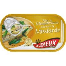 Filets de maquereaux sauce moutarde LES DIEUX, 113g