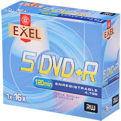 DVD + R Exel x5