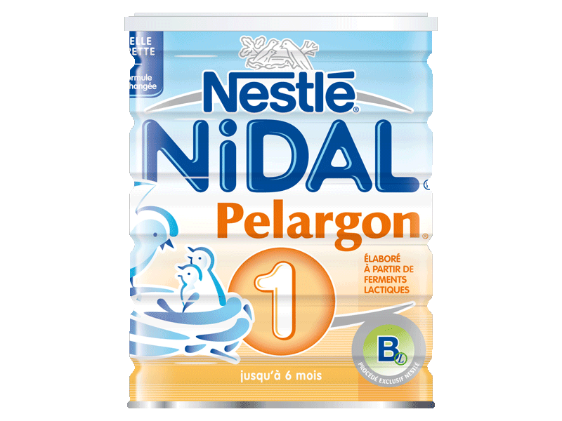 Nestle nidal pelargon 1er age de 0 a 6 mois 800g