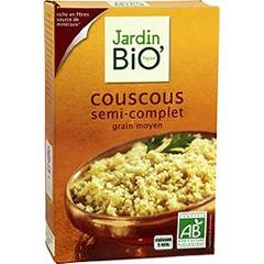 Graines de couscous bio semi-complet JARDIN BIO, 500g