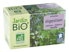 Infusion melisse-romarin-menthe Digestion Legere Jardin Bio, 20 sachets, 30g