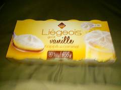 Liégeois goût vanille nappé de caramel 8x100g