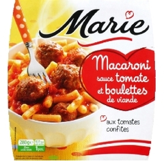 Macaroni sauce tomate Marie Boulettes de viande 280g