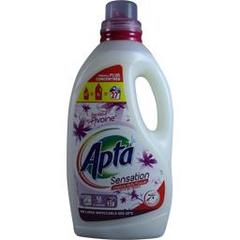 Apta, Sensation - Lessive liquide concentree Activ'Flower senteur pivoine, la bouteille de 2,025 l
