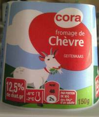 Cora Fromage de chevre au lait pasteurise 150g