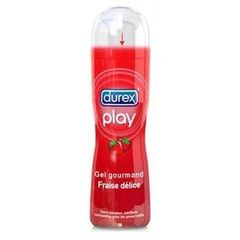 Gel lubrifiant intime Sweet Strawberry DUREX Play, tube de 50ml