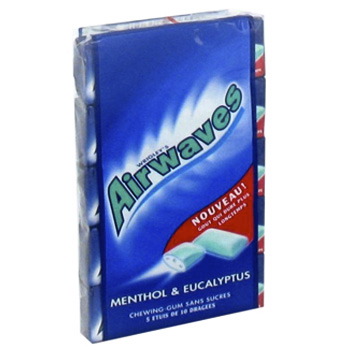 Chewing gums Airwaves mentol Eucaliptus 5x14g