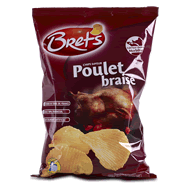 Bret's chips saveur poulet braise 2x125g 