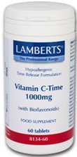 Lamberts Vitamin C Time Release with Bioflavonoids 1000mg, 180 comprimés