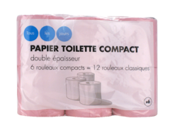 Papier toilette compact