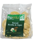 Ravioli Ricotta & Cepes - Agriculture Biologique