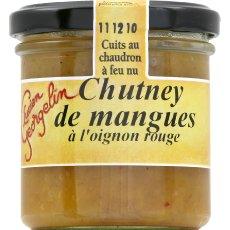 Chutney de mangue a l'oignon rouge LUCIEN GEORGELIN, 150g