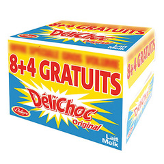 Biscuits Delacre Delichoc Chocolat lait 8x150g