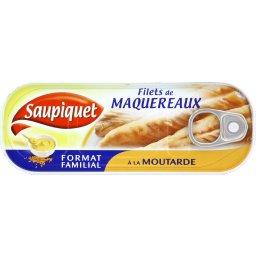 Saupiquet, Filets de maquereaux a la moutarde, la boite de 226g