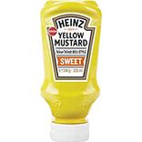 Yellow mustard sweet HEINZ, flacon souple top down, 240g