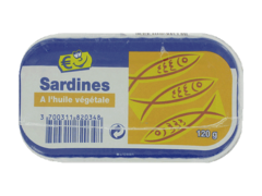 Sardines huile