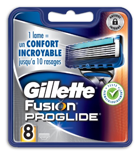 Gillette Lames de rasoir - Fusion Proglide la boite de 8 recharges
