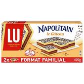LU Napolitain - Le gâteau à partager la boite de 2 gâteaux - 400 g