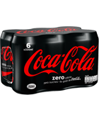 Coca-Cola Zéro boîtes 6x33cl