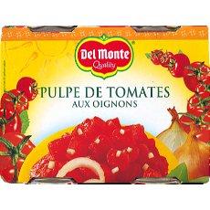 Pulpe de tomates a l'oignon DEL MONTE, 2x400g