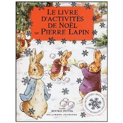 Livres d'activites de Noel de Pierre Lapin