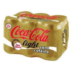 Coca-Cola Light sans cafeine 6x33cl