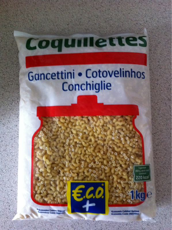 Coquillettes Eco+ Sachet - 1kg