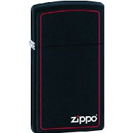 Zippo 50810620 Briquet Black Mat with Red Border 3,5 x 1 x 5,5 cm