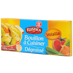 Bouillon volaille Rustica Degraisse tablettes 12x10g