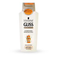 Gliss - Shampooing cheveux secs abimes, Total Repair, le flacon de 250ml