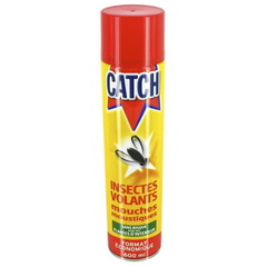 Catch, Insecticide multi-insectes volants, mouches, moustiques, la bombe de 600ml