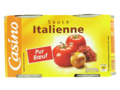 Sauce Italienne Pur Boeuf lot de 2 boite de 190g
