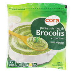 Puree de brocolis cuisinee