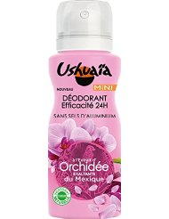 USHUAIA Mini Déodorant Orchidée du Mexique 100 ml - Lot de 2