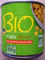 Maïs doux bio 300g