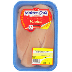 Filet poulet blanc Maitre Coq Vegetal 480g