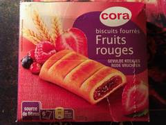 Cora barres fruits rouges 125g