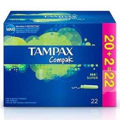 Tampax compak super x22