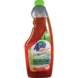 Apta, Ecologic - Recharge nettoyant cuisine ultra degraissant ecologique, le flacon de 750 ml