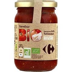 Sauce tomate au tofu bio Carrefour Bio