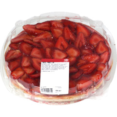 Tarte aux fraises, 6 parts