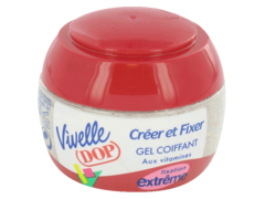 Vivelle Dop Gel coiffant Extrême aux vitamines fixation 24 h force 8 le pot de 150 ml