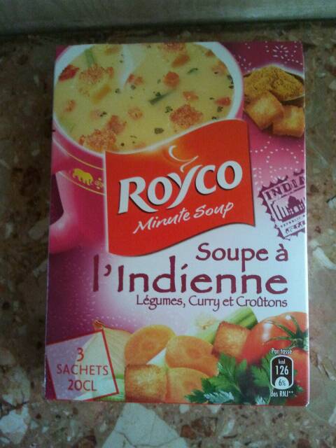 Royco Minut Soup soupe a l'indienne sachet 3x20cl