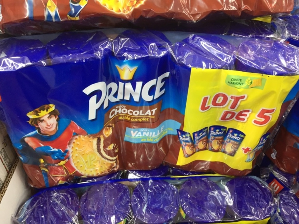 LU Prince - Biscuits goût chocolat les 5 paquets de 300 g