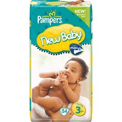 Pampers new baby 4/7kg x54 taille 3